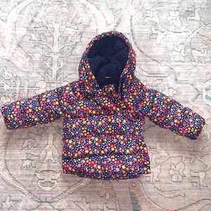 Baby gap floral winter coat
